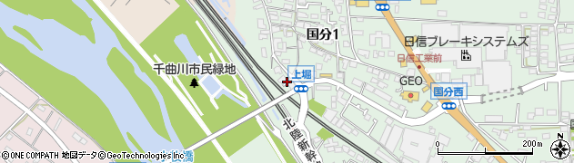 長野県上田市国分（上堀）周辺の地図