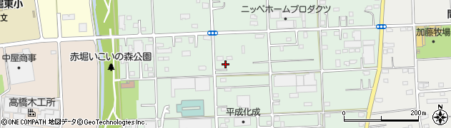 群馬県伊勢崎市赤堀鹿島町730周辺の地図