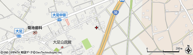 茨城県水戸市大足町597周辺の地図