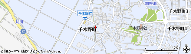 石川県小松市千木野町と103周辺の地図