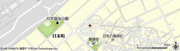 石川県小松市日末町（わ）周辺の地図