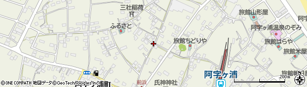 茨城県ひたちなか市阿字ケ浦町周辺の地図