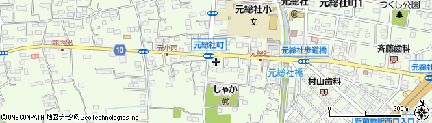 しののめ信用金庫前橋西支店周辺の地図