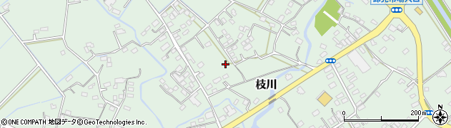 茨城県ひたちなか市枝川周辺の地図