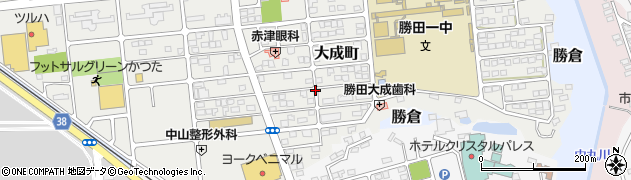 茨城県ひたちなか市大成町周辺の地図