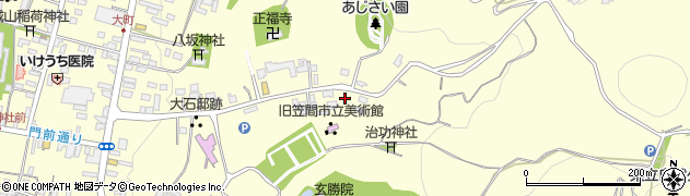 茨城県笠間市笠間1023周辺の地図