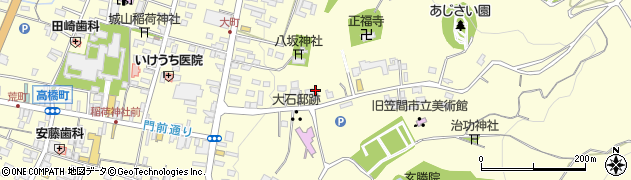 茨城県笠間市笠間1079周辺の地図