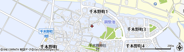 石川県小松市千木野町（ワ）周辺の地図