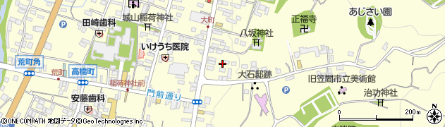 茨城県笠間市笠間1086周辺の地図