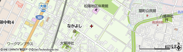 石川県小松市大領町周辺の地図