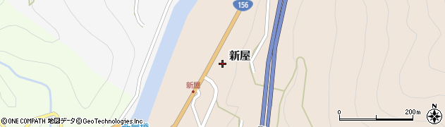 富山県南砺市新屋560周辺の地図