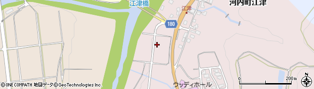 石川県白山市河内町江津（丙）周辺の地図