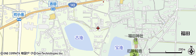 長野県上田市吉田周辺の地図
