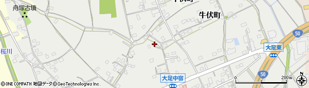 茨城県水戸市大足町942周辺の地図