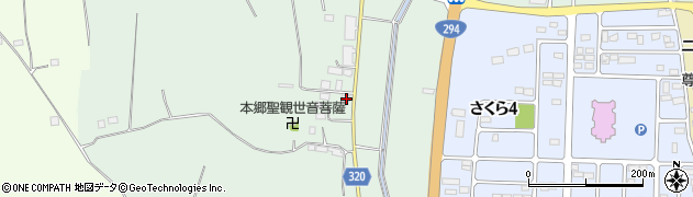 栃木県真岡市久下田1675周辺の地図