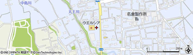 高崎渋川線周辺の地図