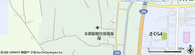 栃木県真岡市久下田1944周辺の地図