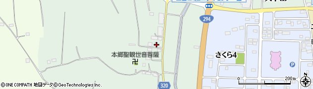 栃木県真岡市久下田1672周辺の地図