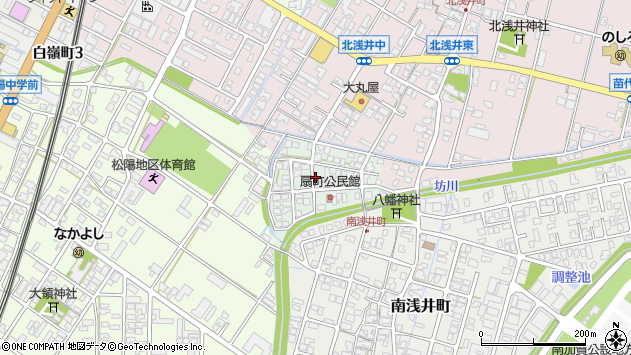 〒923-0853 石川県小松市扇町の地図