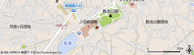 倉升公民館周辺の地図