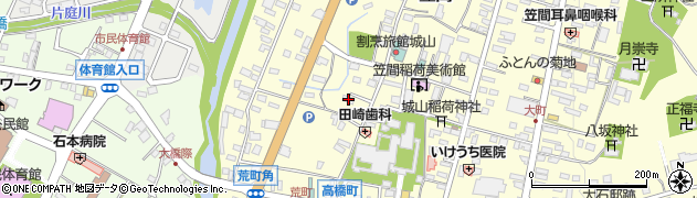茨城県笠間市笠間20周辺の地図