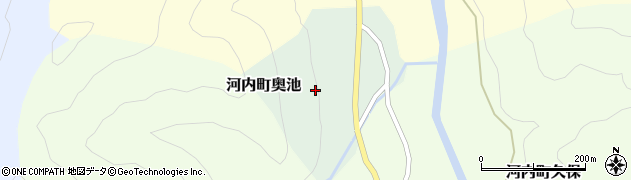 石川県白山市河内町奥池ロ周辺の地図