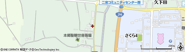 栃木県真岡市久下田1671周辺の地図