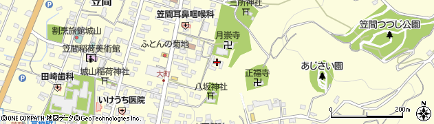 茨城県笠間市笠間350周辺の地図