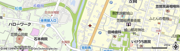 茨城県笠間市笠間112周辺の地図
