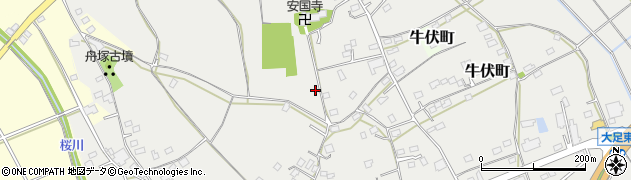 茨城県水戸市大足町1191周辺の地図