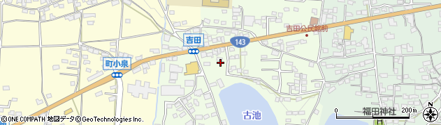 長野県上田市吉田古吉町周辺の地図