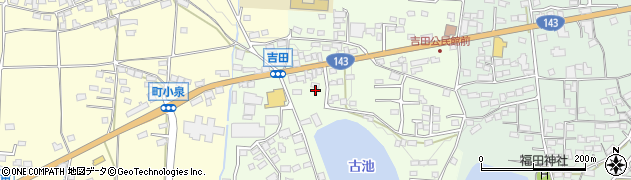 長野県上田市吉田（古吉町）周辺の地図