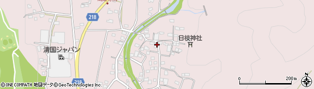 栃木県足利市小俣町周辺の地図