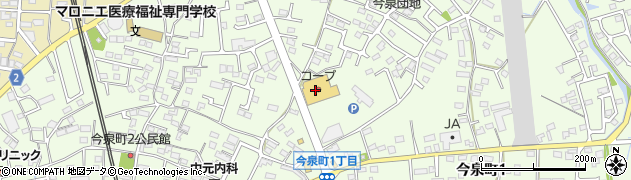 コープ栃木店周辺の地図