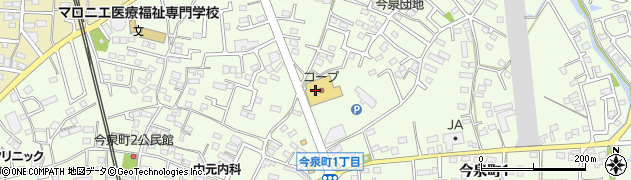 とちぎコープ生活協同組合コープ栃木店周辺の地図