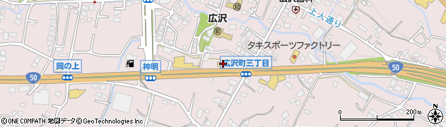 マクドナルド　５０号桐生店周辺の地図