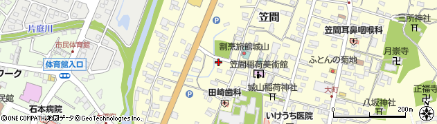 茨城県笠間市笠間18周辺の地図