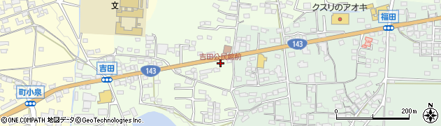 吉田公民館周辺の地図