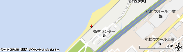 石川県小松市浜佐美町（ヲ）周辺の地図
