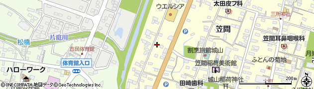 茨城県笠間市笠間104周辺の地図