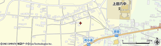 長野県上田市小泉周辺の地図