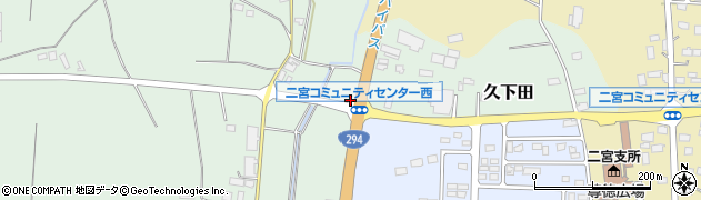 栃木県真岡市久下田1636周辺の地図