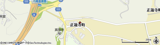 石川県小松市正蓮寺町は周辺の地図