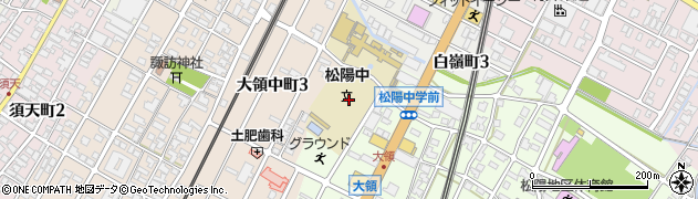 石川県小松市大領町イ周辺の地図