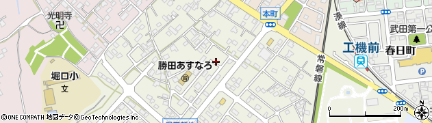 茨城県ひたちなか市武田周辺の地図