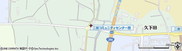 栃木県真岡市久下田1666周辺の地図