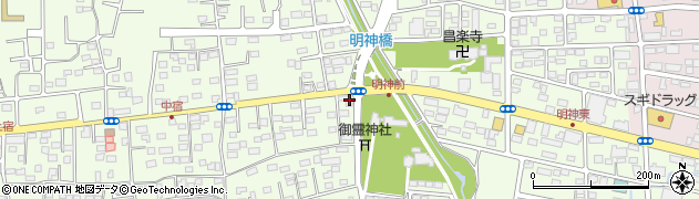 株式会社中屋　新前橋事務所周辺の地図