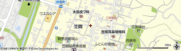 茨城県笠間市笠間1235周辺の地図