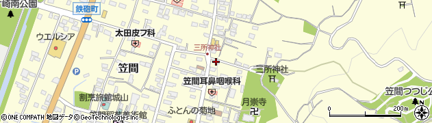 茨城県笠間市笠間1116周辺の地図