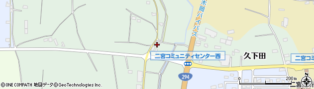 栃木県真岡市久下田1665周辺の地図